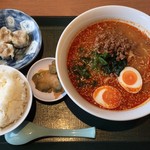 横濱文明開館 - 担々麺ご飯セット