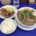 Rairai Tei - 牛レバーの唐揚げ定食994円税込