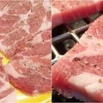 焼肉・円盤餃子　ひたち - 国産豚肩ロース