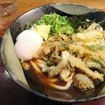 白川製麺所 - 釜揚げ温玉ぶっかけうどん