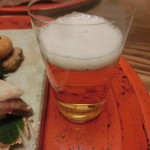 草喰 なかひがし - まずはビール