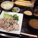 にんぎょう町　谷崎 - 冷しゃぶ定食