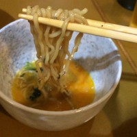 八べえ - 溶き卵につけて味変