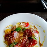 エリタージュ - 高知県産カツオのサラダ仕立てマリネ