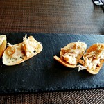 エリタージュ - ポークリエットのカナッペ