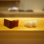 鮨 あらい - 玉、べったら漬け