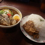 野菜スープカレー　いろいろトッピング