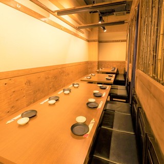 大人数の予約可◎個室完備でゆったり