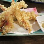 食菜鮮魚 たか家 - 車海老の天ぷら