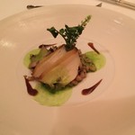 新横浜プリンスホテル - 黒アワビがフレンチではこうなるのね〜