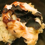 トリュフとフグの白子ご飯