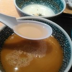 麺屋一燈 - スープ割りは鰹節かな？