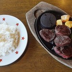 ステーキのどん - どんステ5(2158円)+ライス(216円)