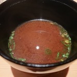 鮨 さかい - 味噌汁