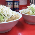 ラーメン二郎 - 小ラーメン２つ