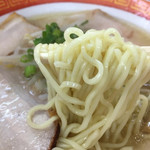 中華そば波 - 麺は固ゆで指定
