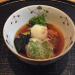 まき村 - 賀茂茄子の揚げ出し