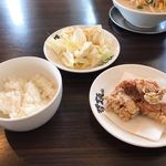 東京発祥豚骨ラーメン 哲麺縁 - 平日おまかせセット ¥300