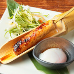 미카와 붉은 닭 도마토 특제 쓰쿠네야키 온천 계란 곁들여(1개)