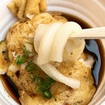 やとや - 巾着の中にフワフワのおうどん