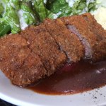 肉ビストロ&クラフトビール ランプラント - オーブラック牛のビフカツ1080円