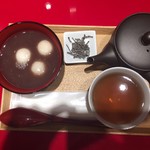 イッピン カフェ - 白玉おしるこセット 2017/01/13