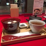 イッピン カフェ - 白玉おしるこセット 2017/01/13