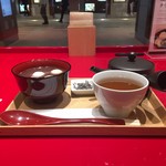 イッピン カフェ - 白玉おしるこセット 2017/01/13