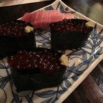 仙土 - いくら醤油漬け軍艦