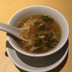 中国料理 翠海 - スープ。