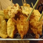 Kushikatsu Dengana - ちょい飲みセットの串かつ　二人前