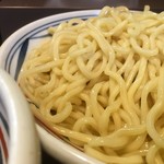 麺鮮醤油房 周月 - つけそば 大盛の麺♪( ´▽｀)