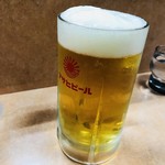 九龍 - 先ずは、生ビール❤️