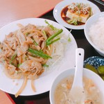 Tenkou - 生姜焼き肉セット