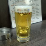 つかふき屋 - 生ビール