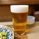 家庭料理 小川 - 生ビール