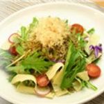 Okonomiyaki Teppan Yaki Tsurujirou - カリカリじゃこと生湯葉の水菜サラダ