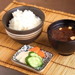 Okonomiyaki Teppan Yaki Tsurujirou - ご飯セット