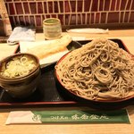 味奈登庵 - もりそば 大盛り＋穴子天ぷら！