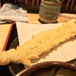 味奈登庵 - 穴子天ぷら♡  
      今日も大きいね☆