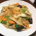 中華料理　桃 - 五目あんかけ焼きそば