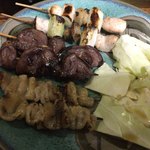 鉄砲 - Aセットの串6本