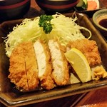 きらく - 那須郡司豚ロースかつ定食 1,566円（込）
            ライスおかわり可