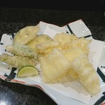 千石寿司 - ハリイカの天麩羅