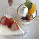 オーブ・ル・クール - イチゴショートとプリンアラモード