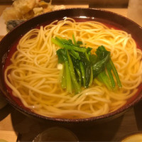 神楽坂 久露葉亭 - ランチセットのうどん（温）