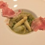 カーサ・デル・チーボ - ルッカ風春野菜のスープ“ガルムージャ” 仏産ホワイトアスパラと