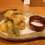 和み庵　篤屋 - はもの梅しそてんぷら