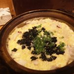 和み庵　篤屋 - 雑炊（この日はたこでした）