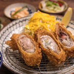 やんばる島豚あぐーの3種のロールカツ(50g×３)